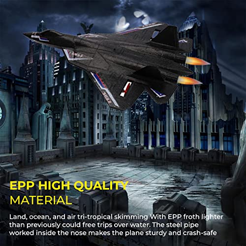 Coldbreezes - Remote Control Airplane| 2-Channel 2.4Ghz Remote Control, Easy To Fly Auto Balance | Rc Airplane For Adults, Kids & Beginners | Jet Fighter Toy Gift For Fun, Holiday Season (Su-57 Pro) #TOP4