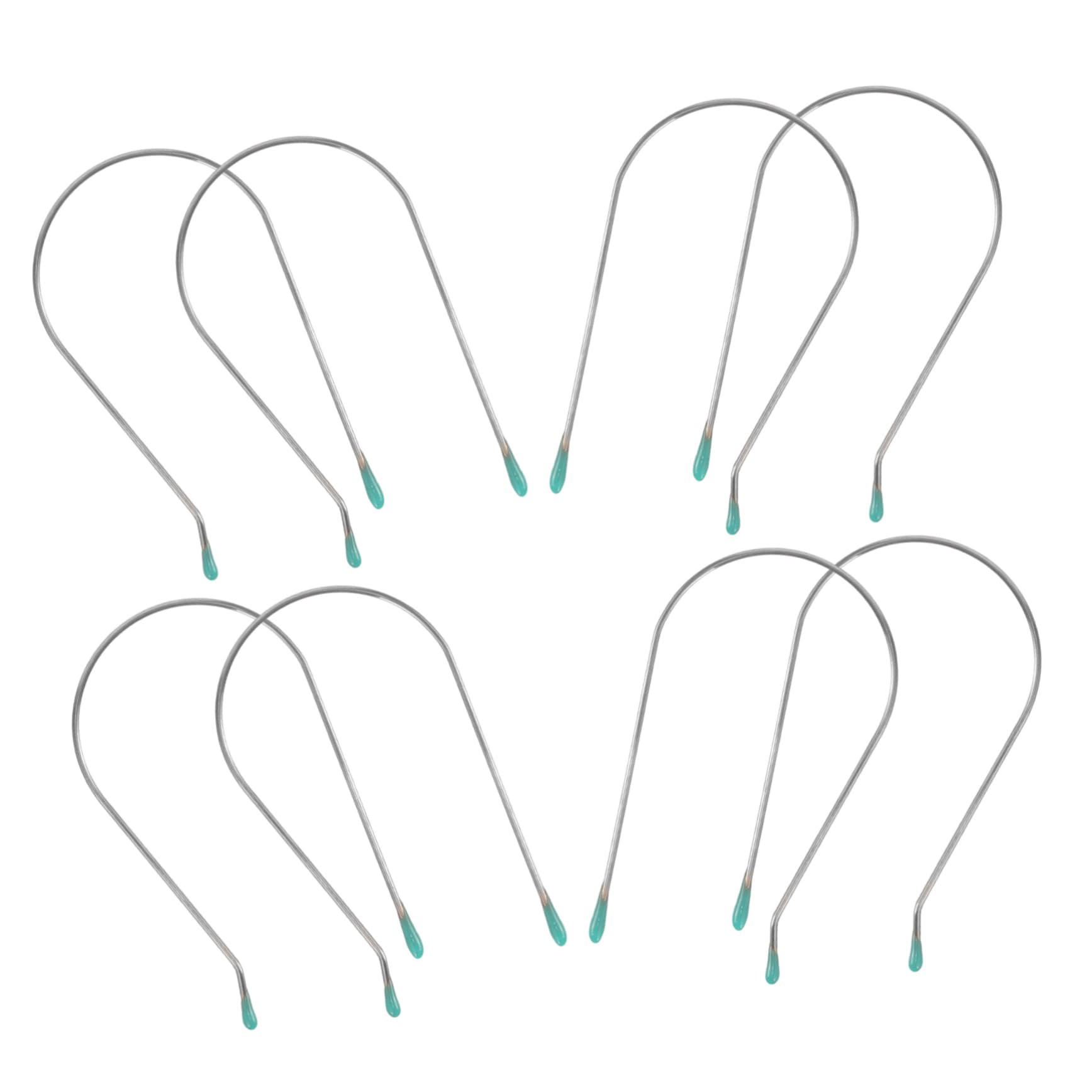 Ipetboom 8pcs Curling Iron Clips for Blowout Look Hot Roller Accessories Stainless Steel