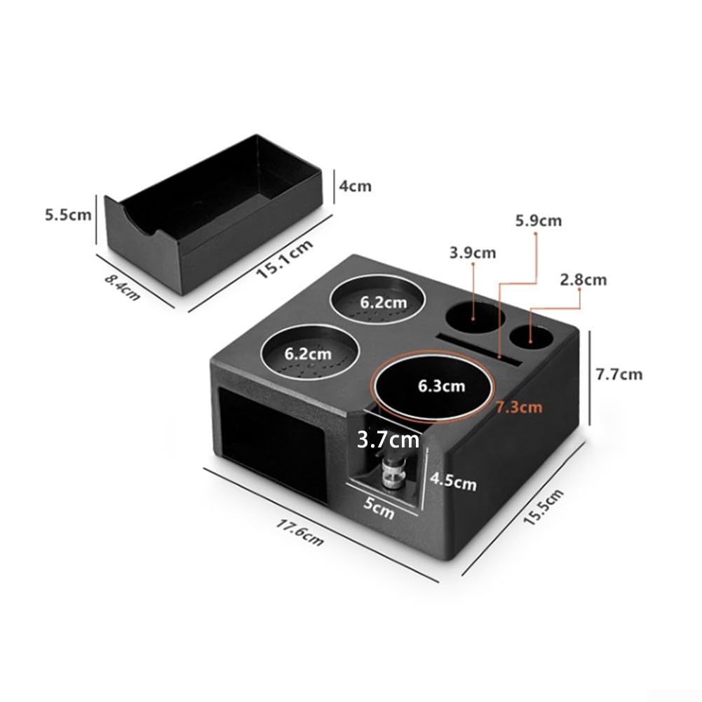 Wielofunkcyjny dozownik do kawy w proszku do kawy dla baristów, idealny dla miłośników espresso i entuzjastów domowego parzenia