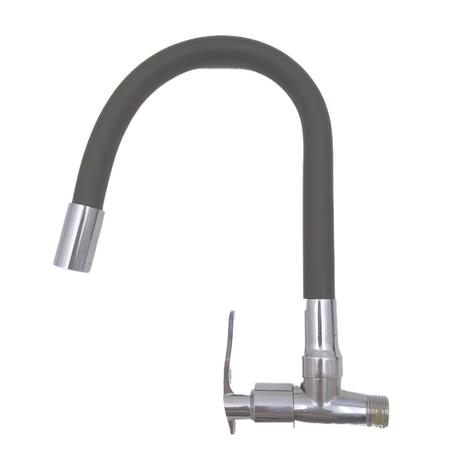 Robinet d'eau froide mural universel avec bec rotatif pour lavabo d'atelier