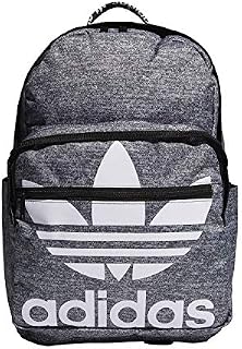 adidas Originals Unisex Trefoil Pocket Backpack, Onix Jersey/Black, ONE SIZE