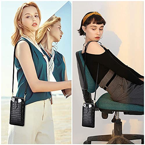 Image of Peacocktion Small Crossbody Cell Phone Purse for Women, Lightweight Mini Small Crossbody Bags for Women with Card Slots