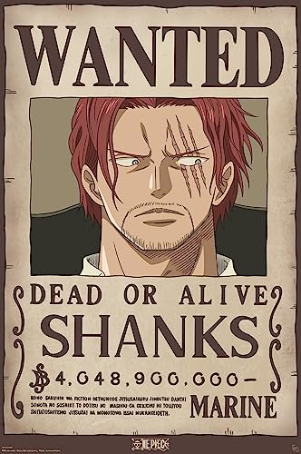 ABYSTYLE Póster de One Piece Wanted Shanks