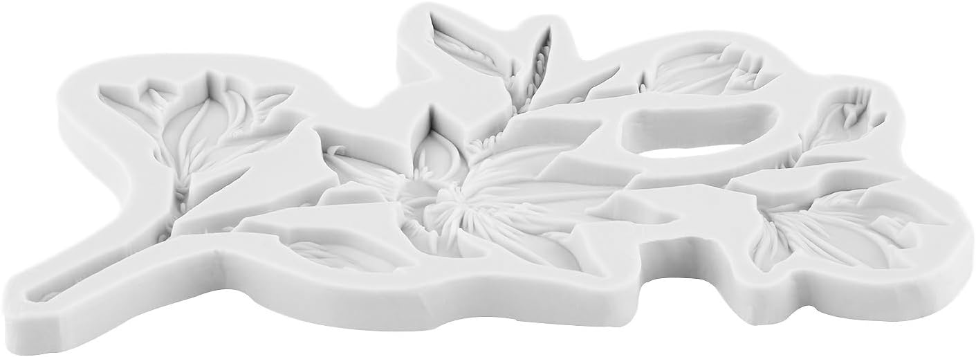 Magnolia Flower Polymer Clay Mold Magnolia Silicone Molds