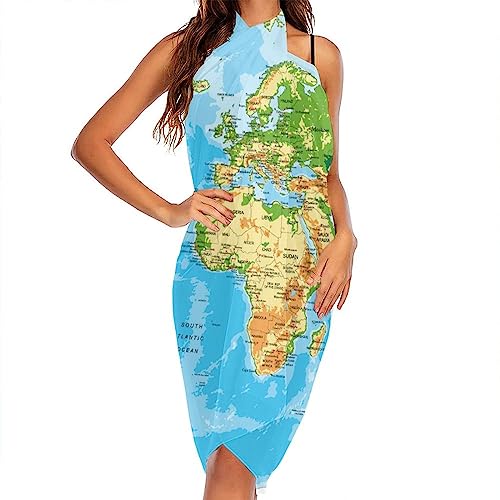 Women Swimwear Pareo Beach Cover Up Bikini Sarong Swimsuit Wrap Skirts2