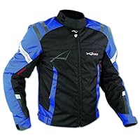 A-pro Blouson Textile Impermeable Moto Motard Thermique Touring Renforcé Orange XL