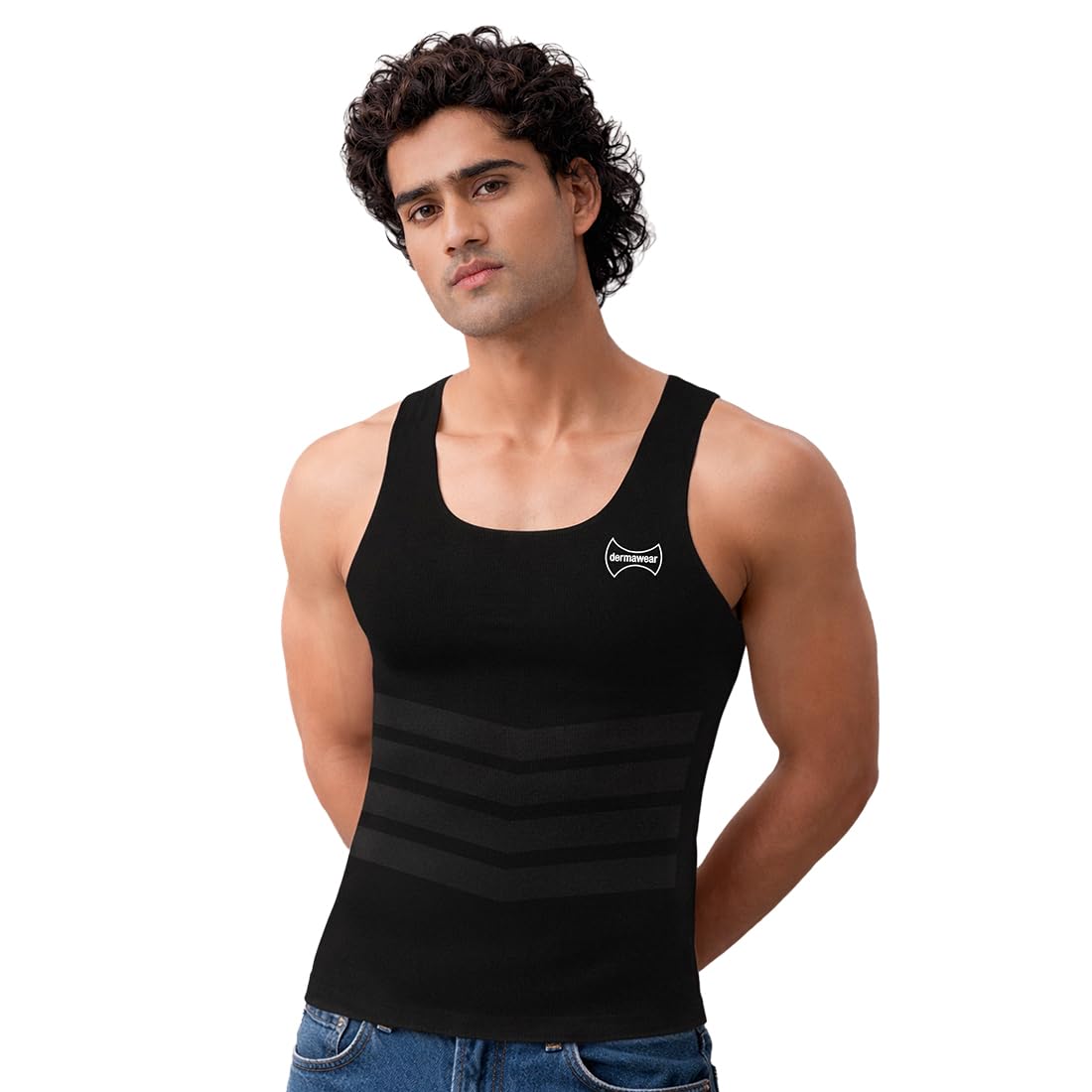 dermawear Men Breezeology Zenrik Everyday Shapewear Vest for Chest and Abdomen