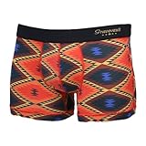 [グレイブボールト] 男性下着 NDIAN PATTERN メンズ ショートボクサー S/L (S, オレンジ)