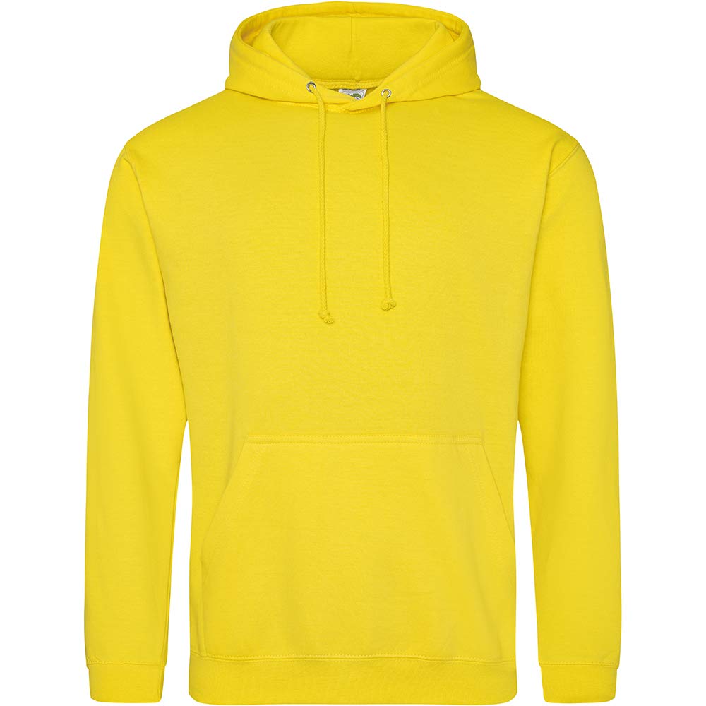 Awdis Men's Sun Yellow College Hoodie - Yellow - X-Large