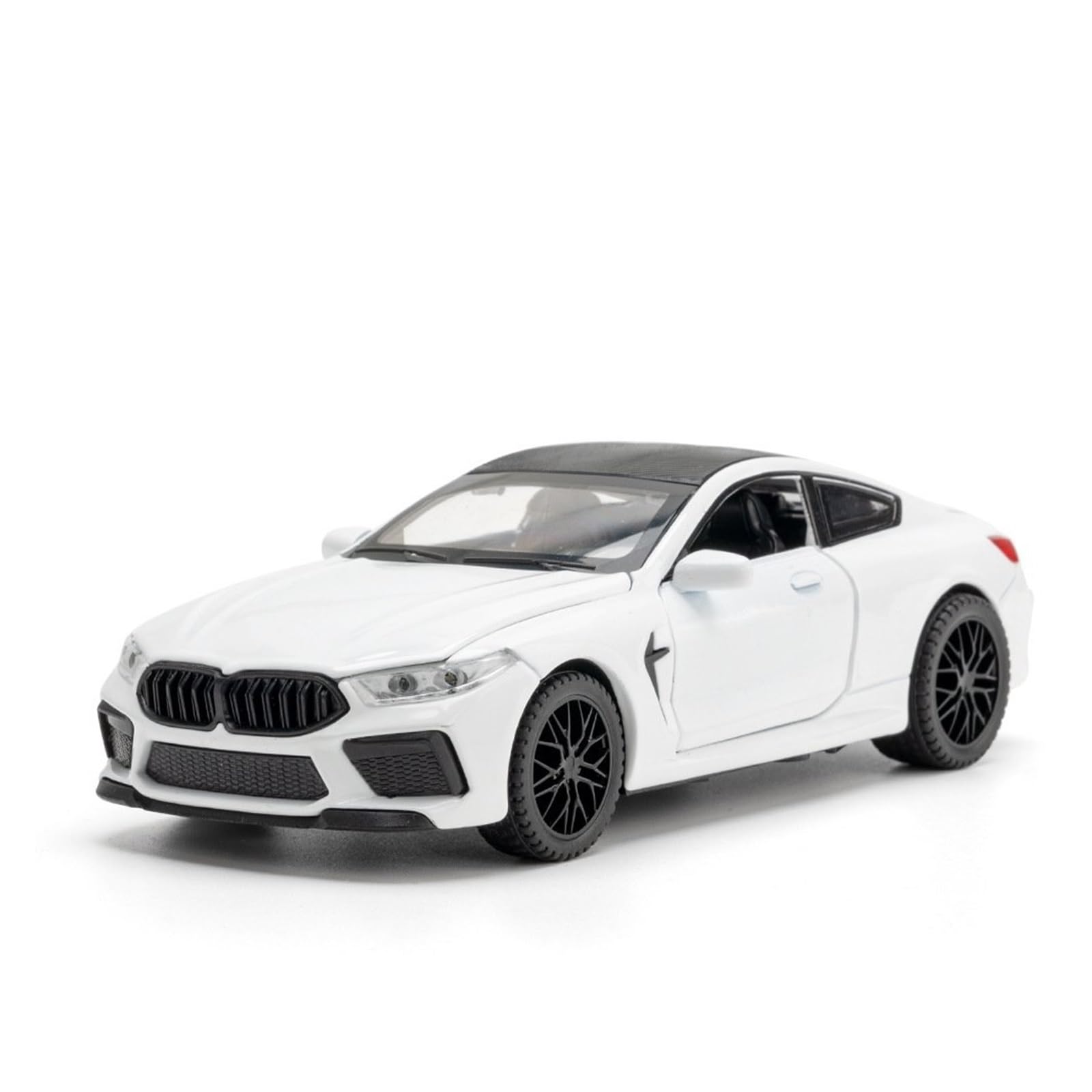 UIFCOG Die Cast Collectible Car Model 1:32 For BWM M8 Alloy Metal Diecast Car Model Display Ornaments(White)