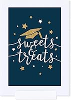 Vista 35 de Andaz Press Colección de fiesta de graduación azul marino y dorado, banderín colgante personalizado con cuerda, graduación de Madison, 5 pies, 1