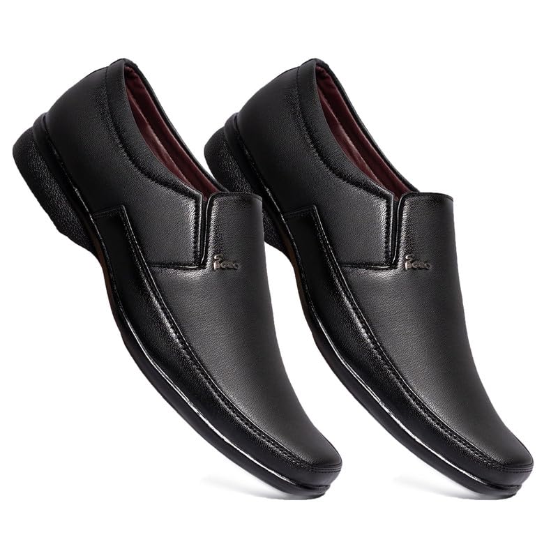 Mens Stylish Premium Formal Slip on Shoes for Office,Wedding No of Pair 2 (Colour:- Black, Size:-8) (B0CGLJLNBK) Amazon Price History, Amazon Price Tracker