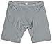 Linemoon Mens Tight Yoga Workout Shorts Mesh Gym Training Shorts Gray X-Large
