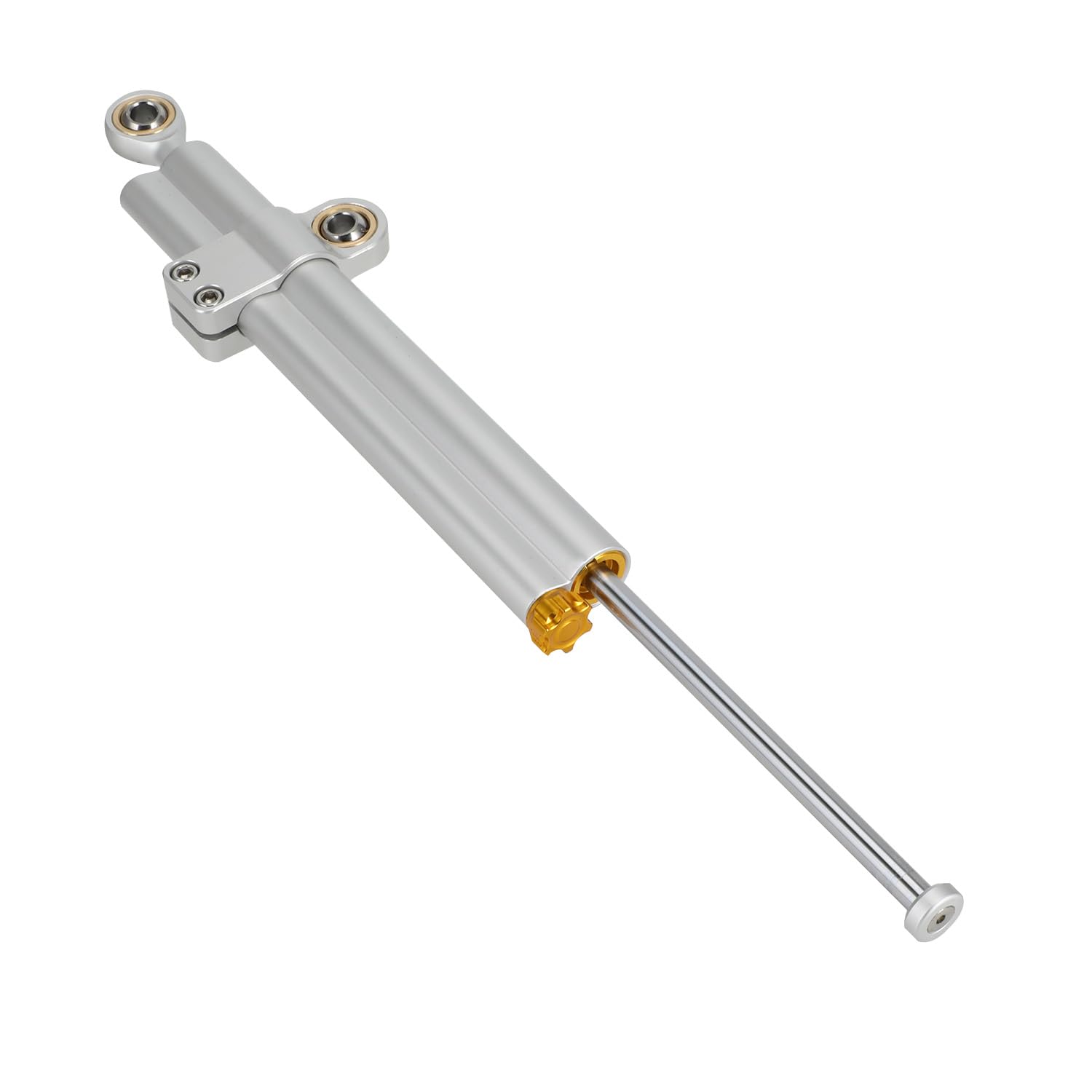 Estabilizador de amortiguador de dirección de motocicleta de 36 cm, estabilizador de amortiguador de dirección de aleación de aluminio CNC, amortiguador de dirección de control de seguridad