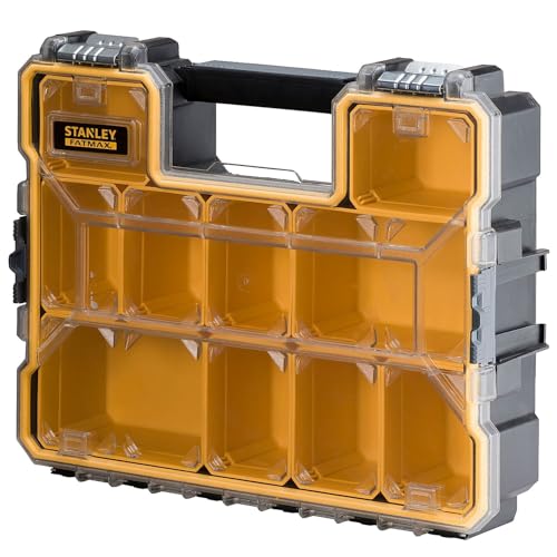 Stanley by Black & Decker Coffret de Rangement 1-97-517 (L x l x h) 44.6 x 7.5 x 35.7 cm Nombre de Compartiments: 10 1