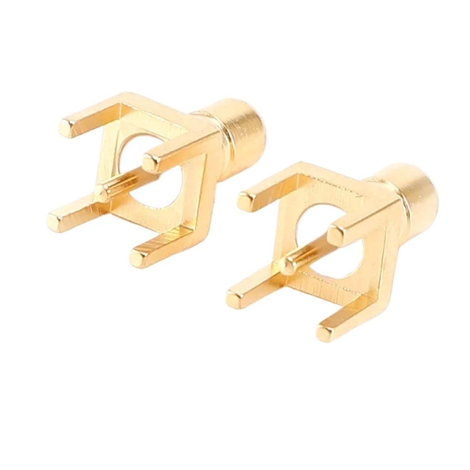 fengpeng 5/20/100Pcs SMB Male Plug PCB Mount Through Hole Gold Plated RF Coax Terminal Connector(100PCS)