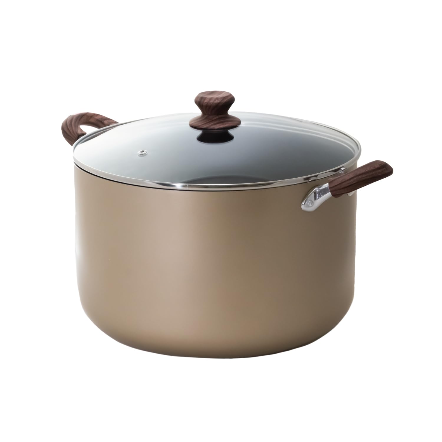 Amazon | every U. キングサイズ両手鍋 32cm 15.8L ガラス蓋付き