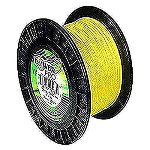 PowerPro Power Pro 21101500300Y Braided Spectra Fiber Fishing Line, 150 Lb-300 yd, Hi-VIS Yellow