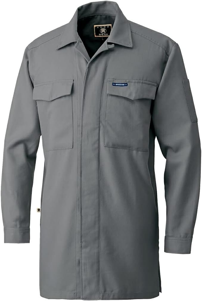 プロユニ] 寅壱 ヒヨクオープン 長袖シャツ 8020-143 開襟シャツ