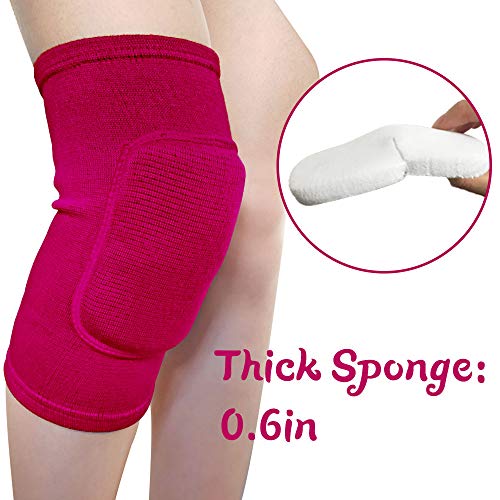 image for Rtudan Best Knee Pads for Dancers, Non-Slip Knee Pads, Thicken Sponge 