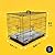 Dog Crate, Dog Cage, Foldable Puppy Crates with Bed, Non-Chew Plastic Removable Tray, Folding 2 Door Crate, Small Size 24-inch (61cm) Black