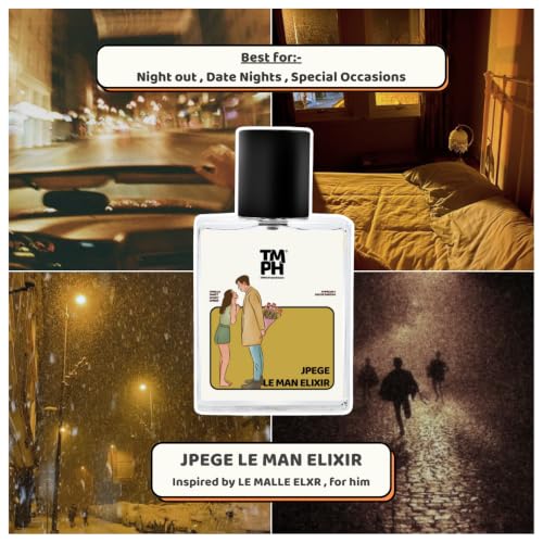 Image of TMPerfumehouse Jpege Le Man Elixir EDP for Men | Sweet, Spicy & Long Lasting Perfume Spray | Vanilla, Sweet & honey Fragrance | Luxury Gift for Him | TMPH | 50ml