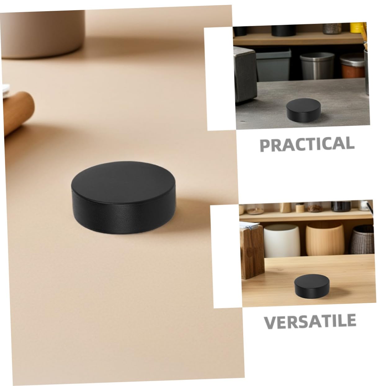 Uonlytech 12 pièces 12 Mini palets de Hockey en Mousse PU Souples et légers pour entraînement intérieur adaptés aux débutants et indispensables pour Pratique en équipe