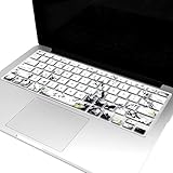 TopCase Marble Pattern Ultra Thin Soft Silicone Keyboard Cover Skin for Macbook 13