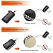 Yourkar Faraday Bag for Car Keys, Anti-Theft Faraday Carbon Fiber Key Fob Holder Storage with Zip, Portable Signal Blocking Auto Key Protector Zipper Pouch, Car Accessories