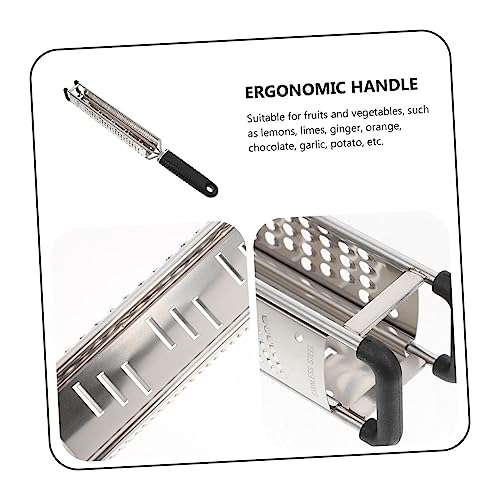 Rallador manual multifuncional Garneck de acero inoxidable y plástico miniatura 3