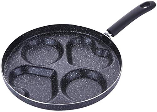 Mini Hogar Pan, 4 bache, Cacerola Antiadherente Luz Huevo Frito y no usable 28cm