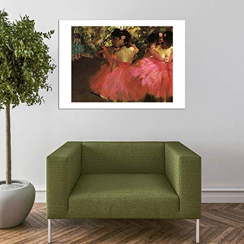 Dancers en rose Degas grand format impression d'art mat pour masquer les reflets muraux - 7