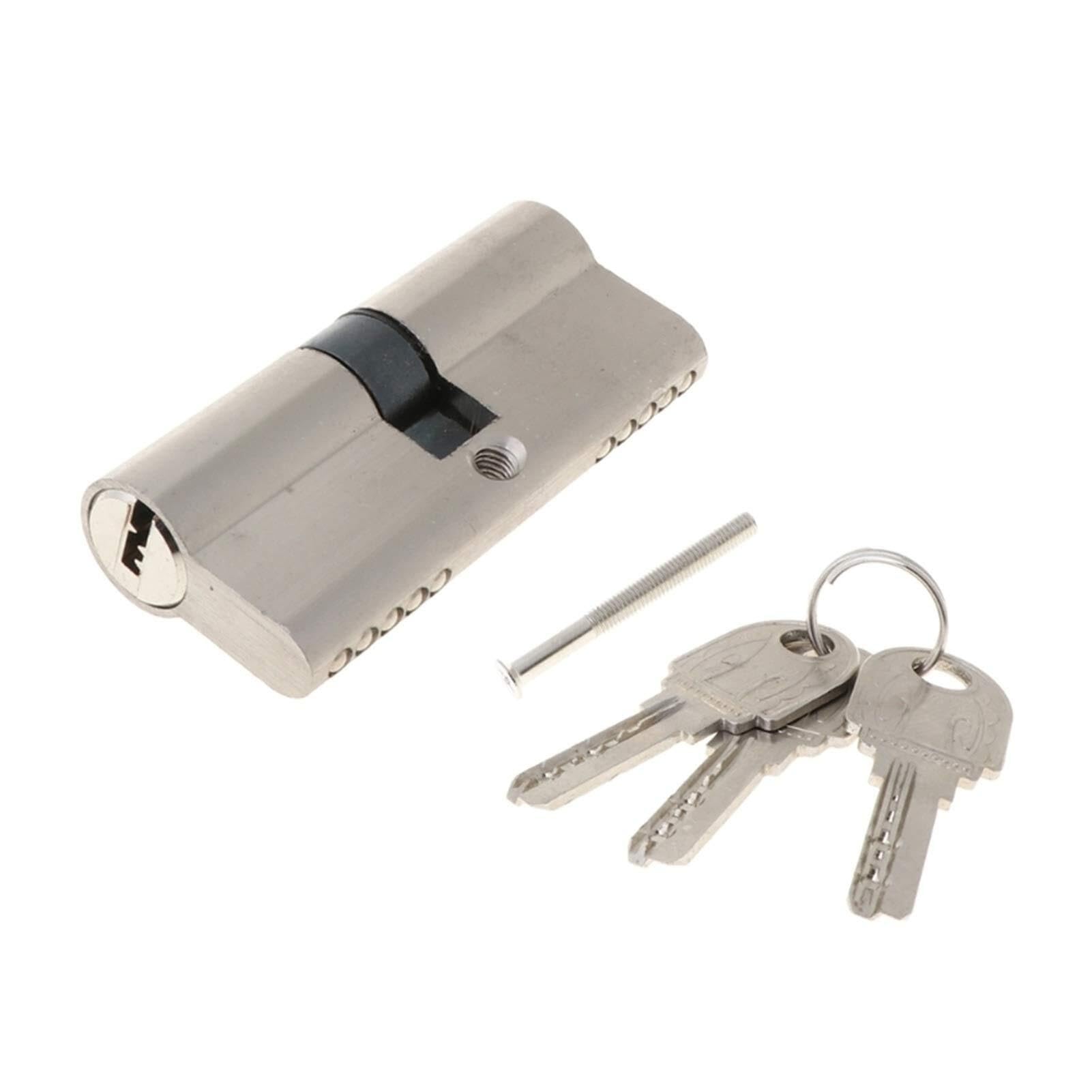Barrel Lock ​Double Open Lock Door Window Security 60 70 80 90mm Cylinder Key Anti-Theft Entrance Brass Lengthened Core(70cm)