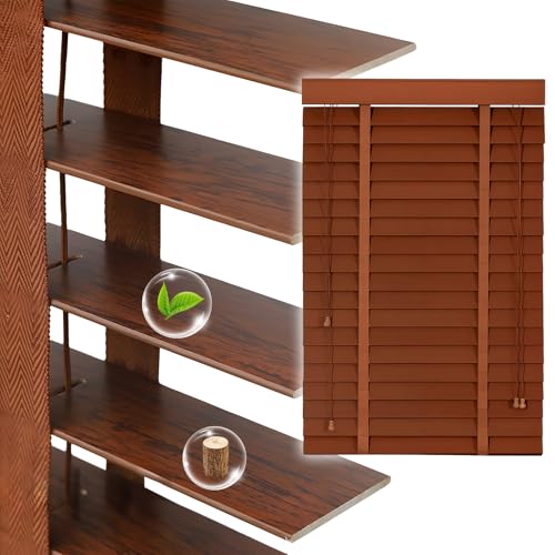Persianas venecianas de madera sintética con fácil instalación horizontal