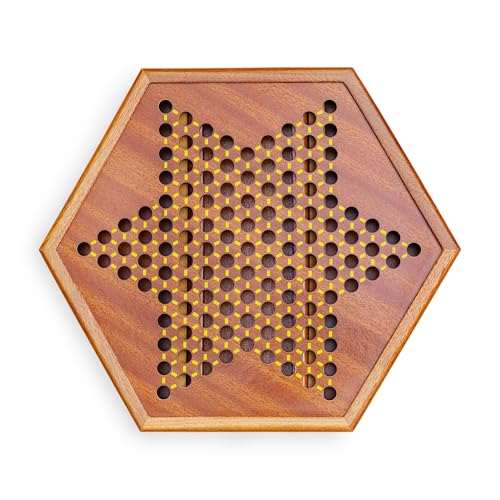 Juego de Mesa Damas Chinas de Madera con Cajón 32x28x4cm miniatura 5