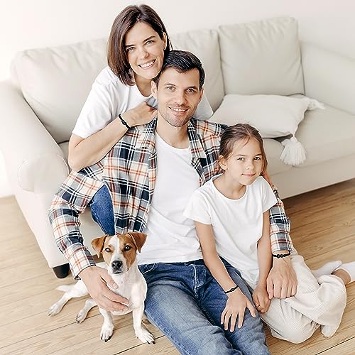 Uloveido Mom Dad Daughter Best Friends Forever Bitch 1/2/3 Family Friendship Bracelets for Mother Daddy Daughter Best Friends2