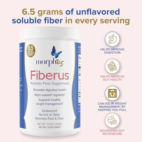 MORPHUS Fiberus Prebiotic Fiber Supplement Powder