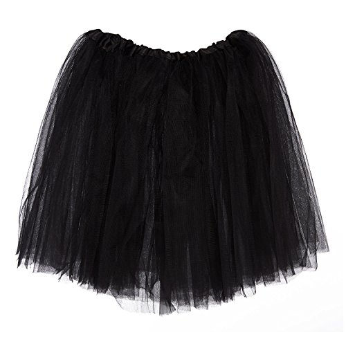 My Lello Big Girls Tutu 3-Layer Ballerina (4T-10yr) Black