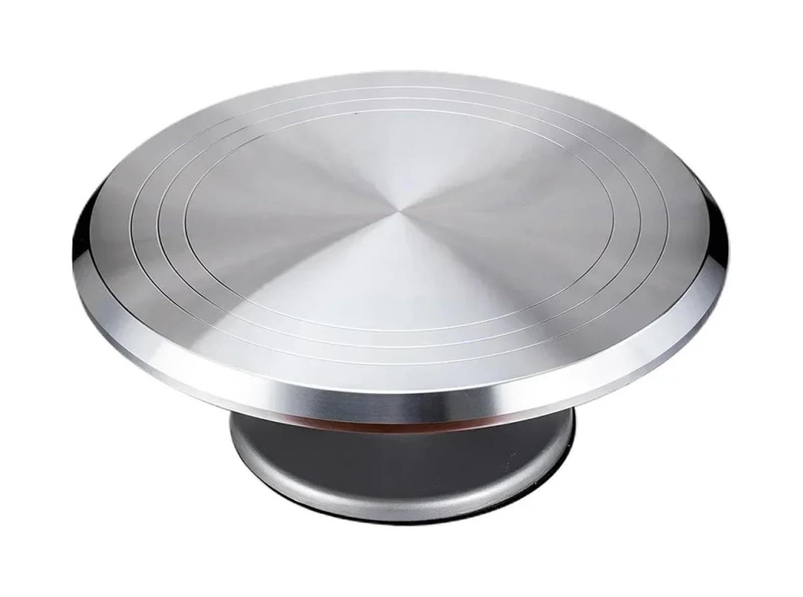 Plateau tournant à gâteau en alliage d'aluminium
