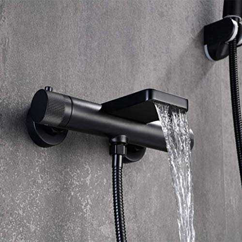 Robinet de baignoire avec douche à main et double sortie - 4