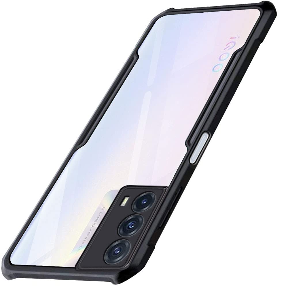 TheGiftKart Shockproof Crystal Clear Back Cover Case for iQOO Z5 5G | 360 Degree Protection | Protective Design | Transparent Back Cover Case for iQOO Z5 5G (PC, TPU | Black Bumper) (B09HGG19J5) Amazon Price History, Amazon Price Tracker