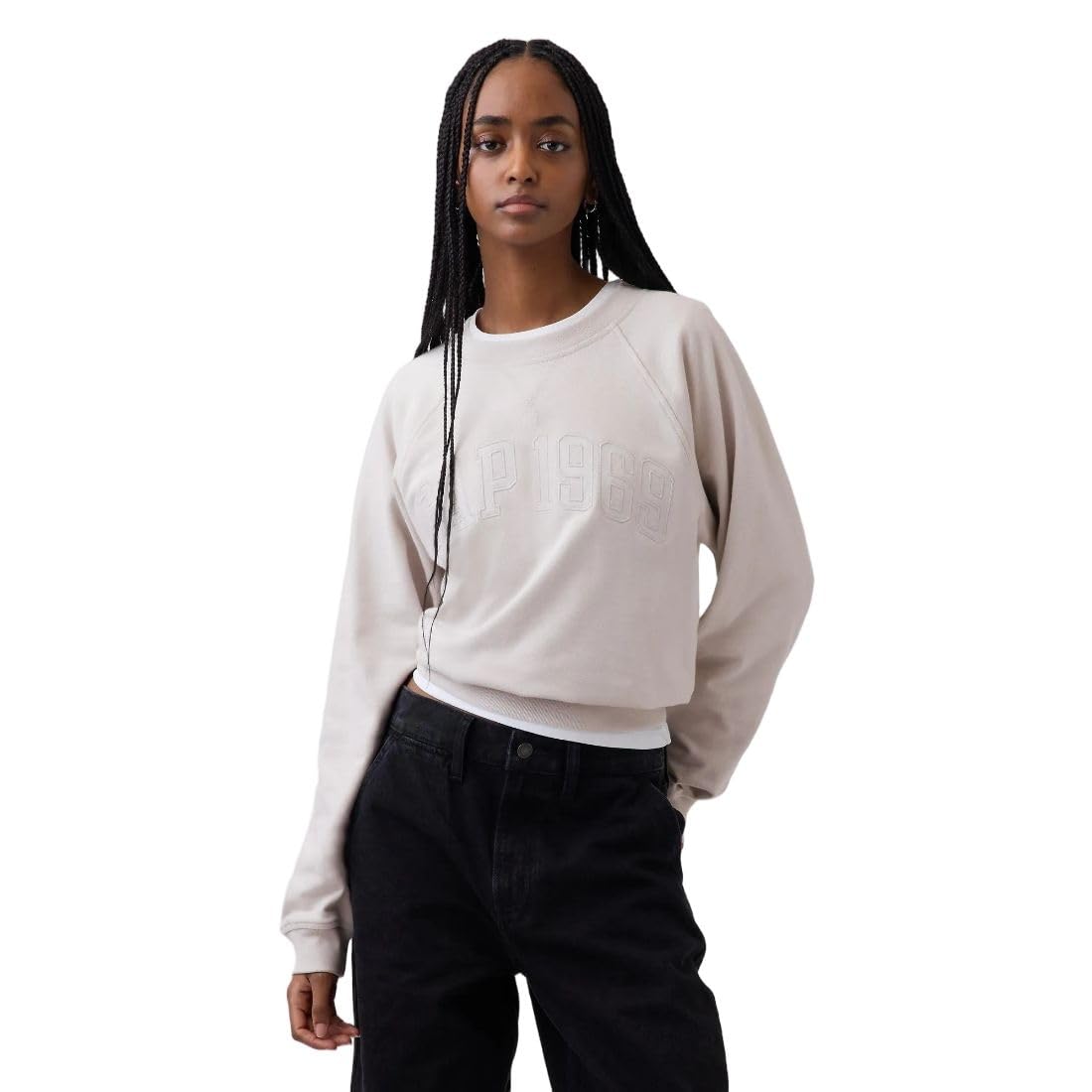 Women Graphic Printed Relaxed Fit Full Sleeves Crew Neck Sweatshirt-image-42