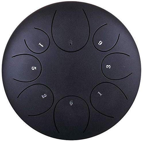 YB Steel Tongue Drum Langue en Acier du Tambour, 8-10-12 Pouces 8-Tone Drum Key Pan Main, Instrument de Percussion… - Les Beatles, Paul McCartney, John Lennon, RIngo Starr, George Harrison YB Steel Tongue Drum Langue en Acier du Tambour, 8-10-12 Pouces 8-Tone Drum Key Pan Main, Instrument de Percussion…
