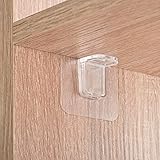 🧩[𝗤𝗨𝗔𝗟𝗜𝗧Ä𝗧] - TECBULL Schrankbodenhalter werden für eine lange Lebensdauer aus Acryl/ABS Kunststoff hergestellt. Die empfohlene Belastung liegt bei 5 KG je Schrankboden, bei optimaler empfohlener Oberfläche und guter Reinigung.