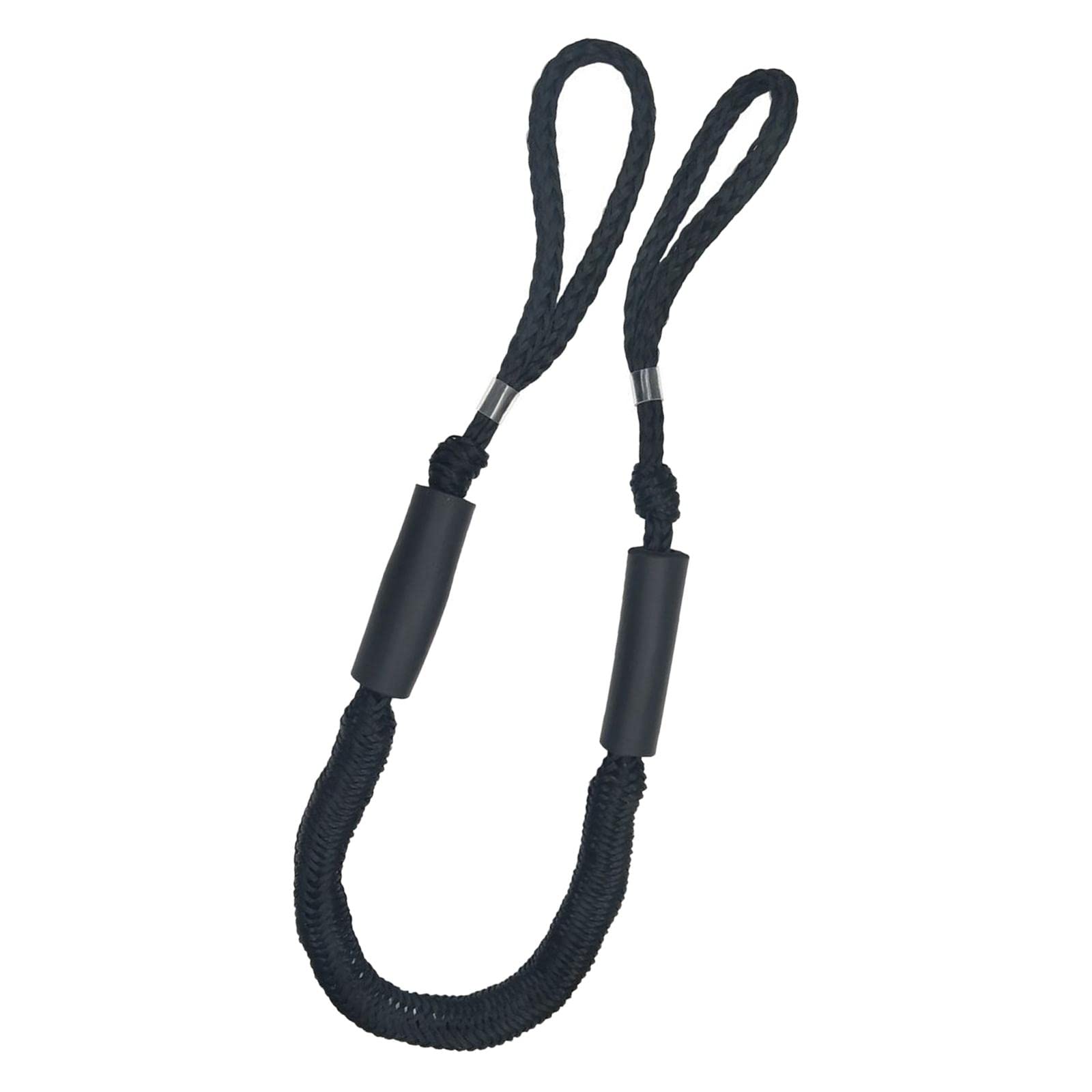 Jfgctyhxy Black Bungee Dock Line Stretchable Mooring Rope Boat Anchor(Black)