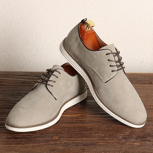 Men's Dress Shoes, Mens Oxford Shoes, PU Leather Stylish Lace-Up Wingtip Brogues, Business Casual Formal Derby Shoe2