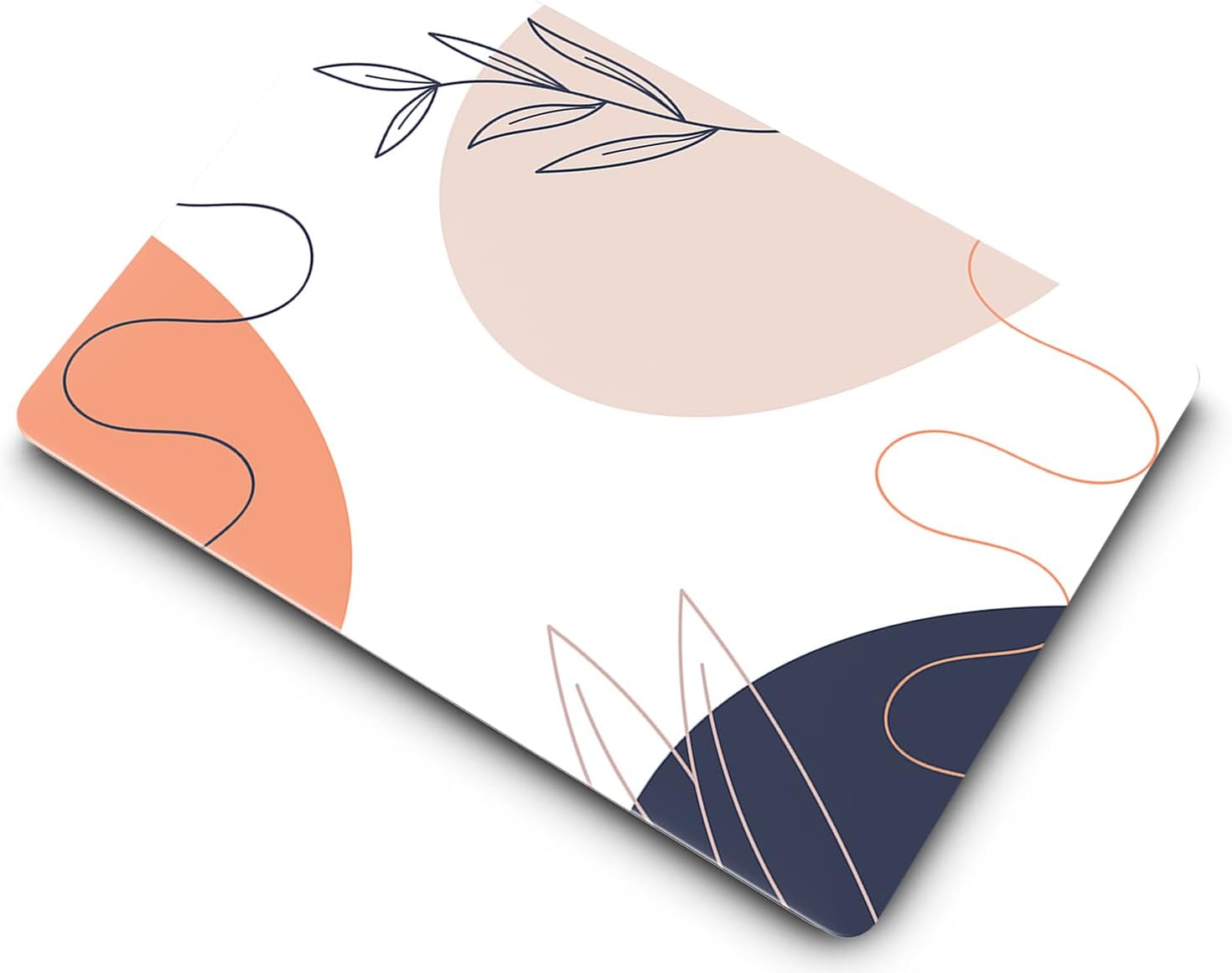 Hard Case Compatible with New MacBook Pro 15 Inch Case 2019 2018 2017 2016 Release A1990 A1707 with Touch Bar and Touch ID, Color Printing Matt Plastic Hard Shell Cover Case - White Beige