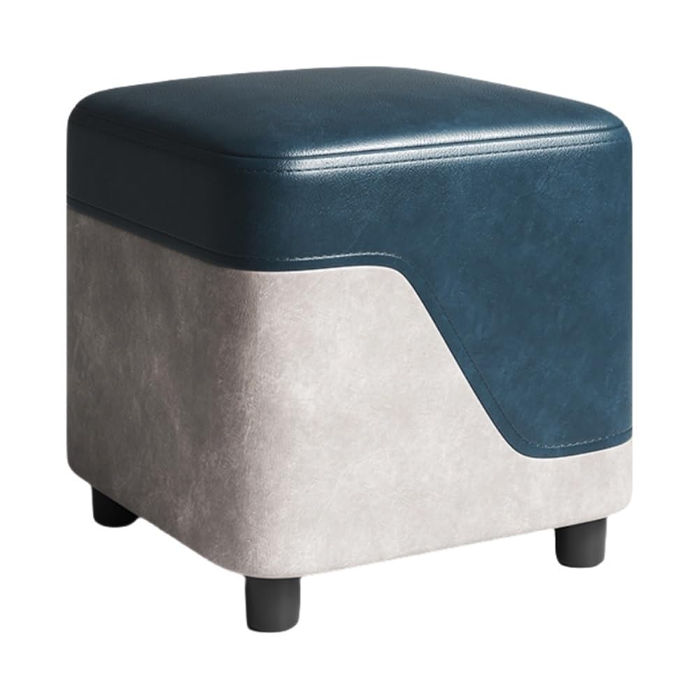 Repose-pieds en bois avec coussin haute résilience ottoman de couloir