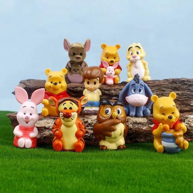 BOENJOY Gifts- Charming Winie The Puh Action Figure Set of 10 Toy for Car Dashboard, Decoration, Cake Topper, Office Desk & Study Table| Size 6 CM (B0CJ9MQZZK) Amazon Price History, Amazon Price Tracker
