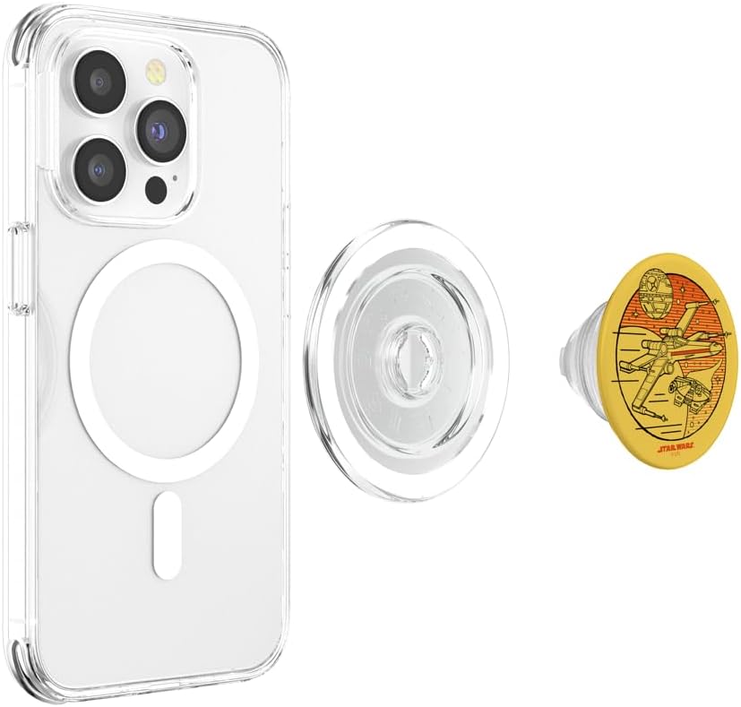Star Wars X-Wing Millennium Falcon Death Star Circle PopSockets PopGrip for MagSafe